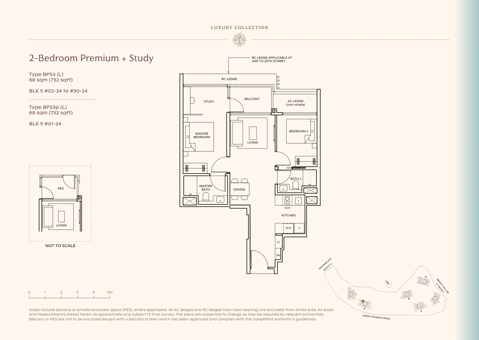 Floor plan type BPS3 (L)