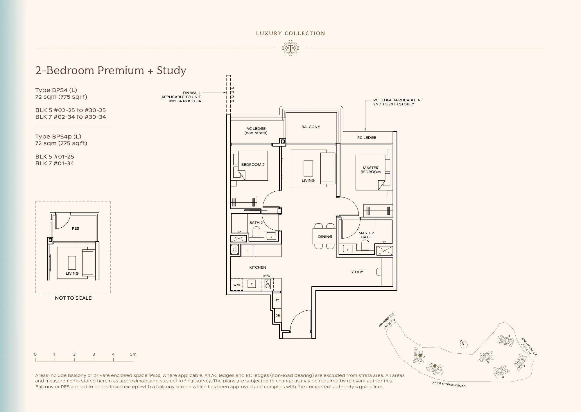 Floor plan type BPS4 (L)