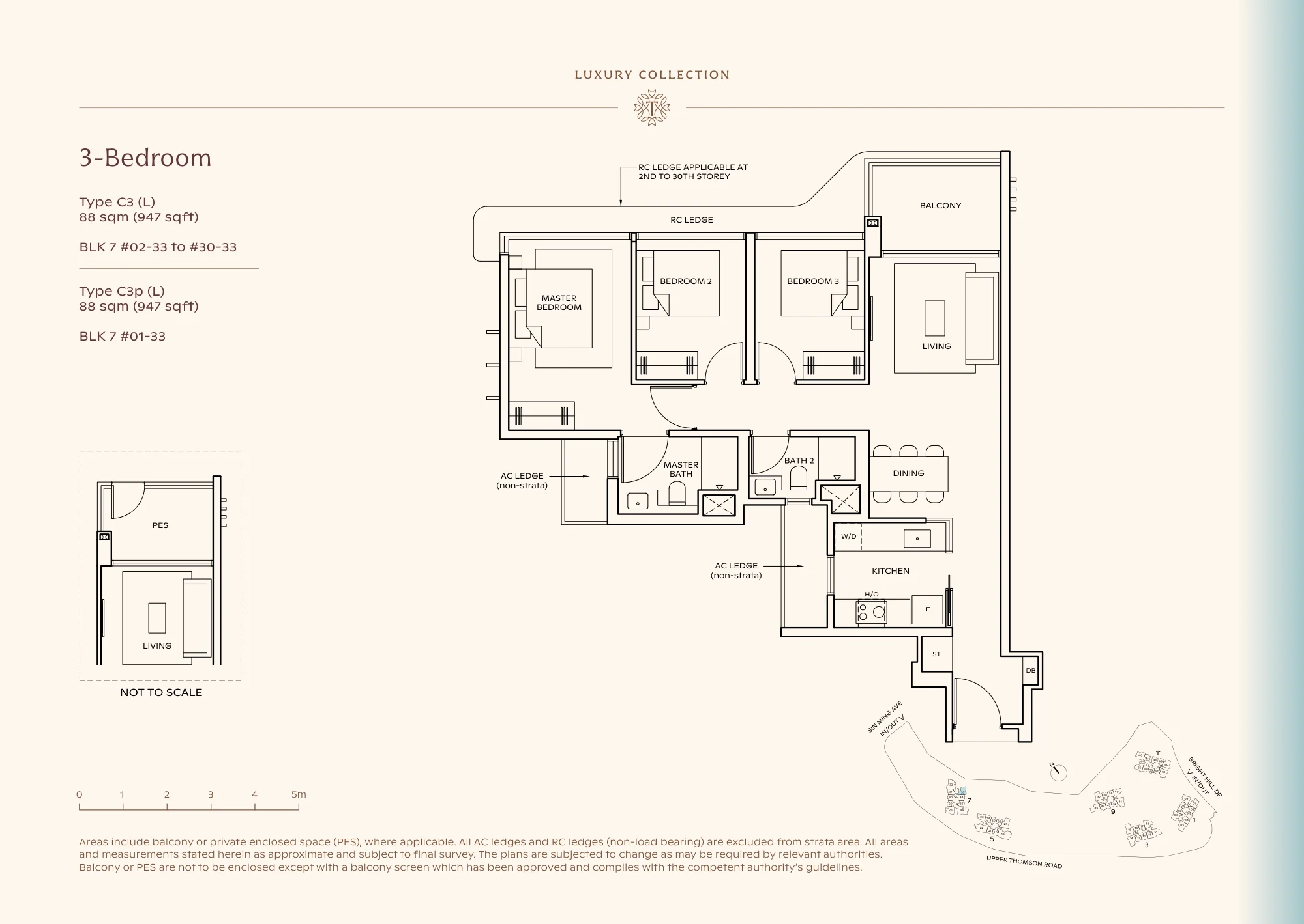 Floor plan type C3 (L)