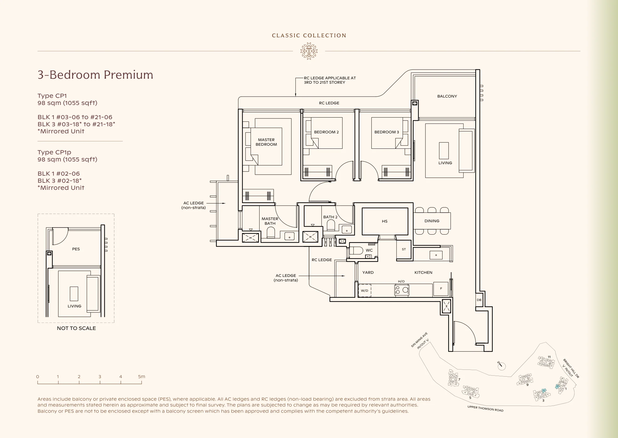 Floor plan type CP1
