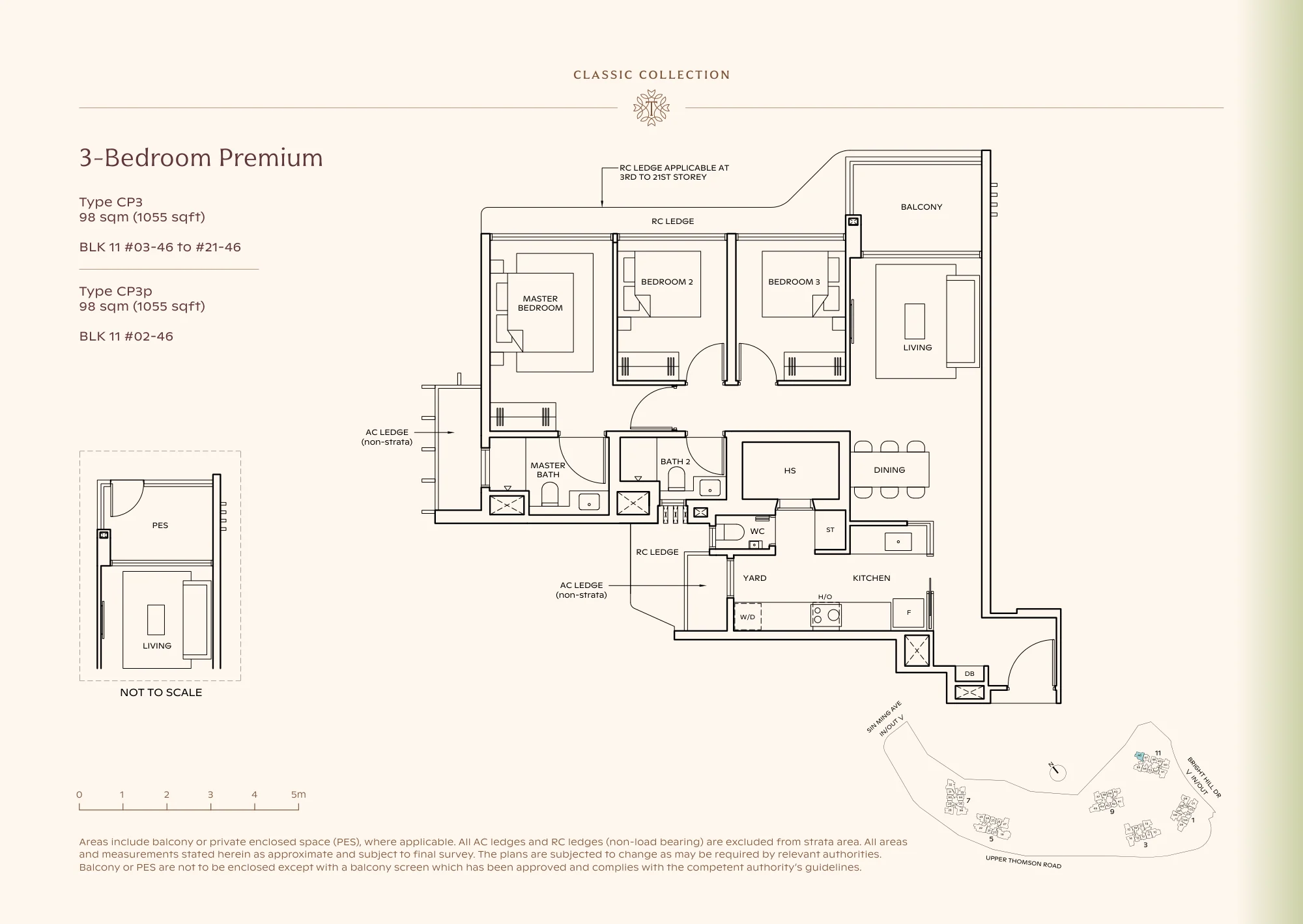 Floor plan type CP3