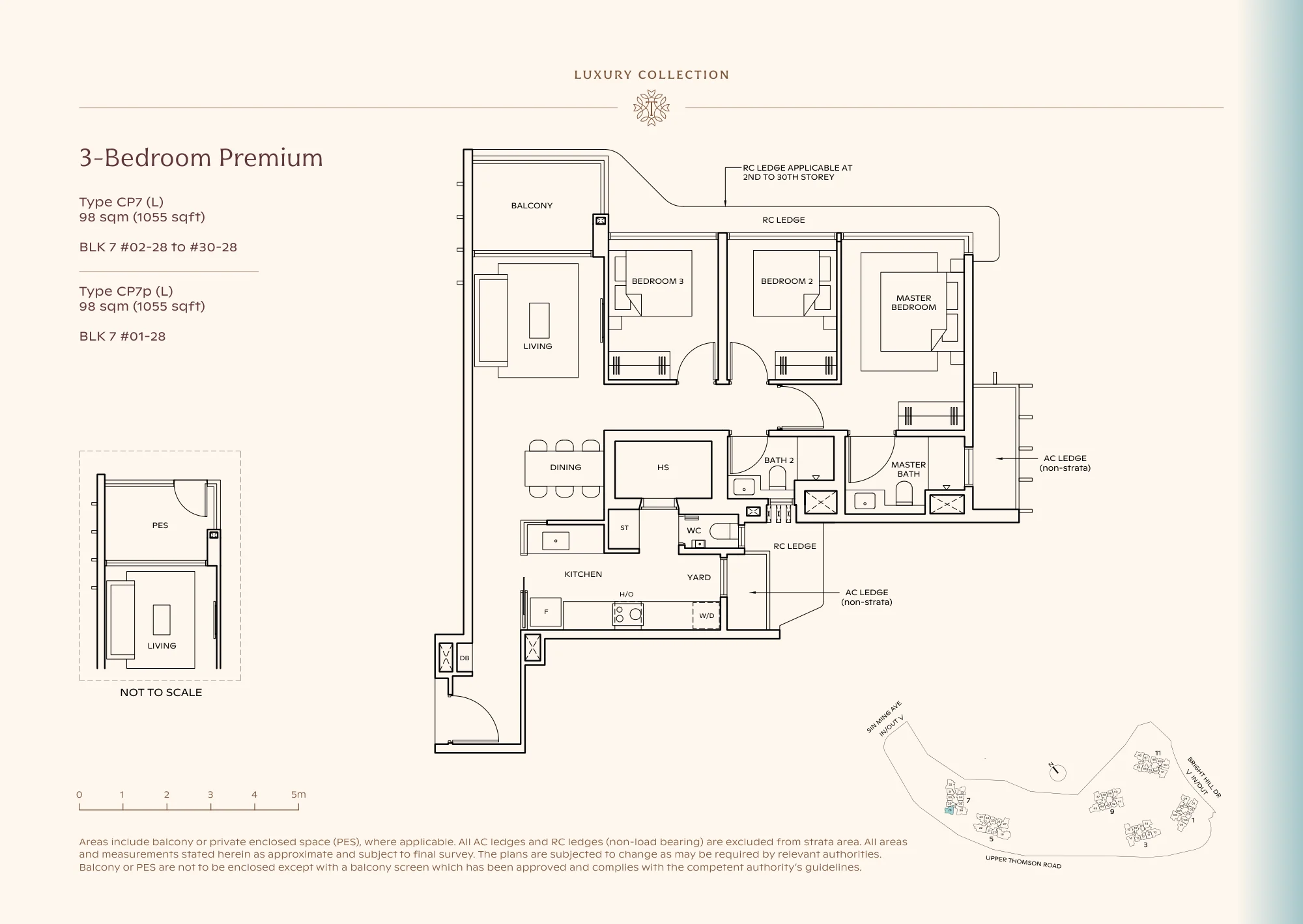 Floor plan type CP7 (L)