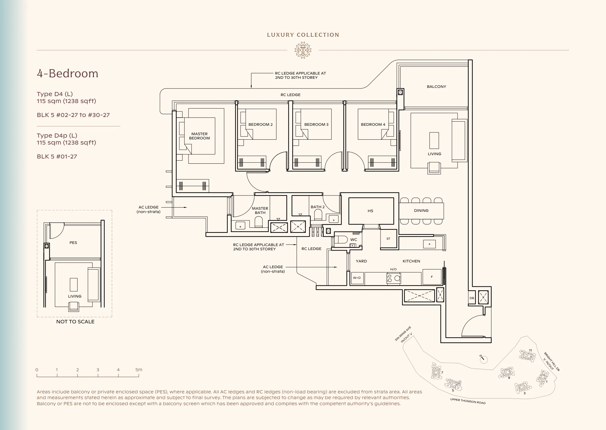 Floor plan type D4 (L)