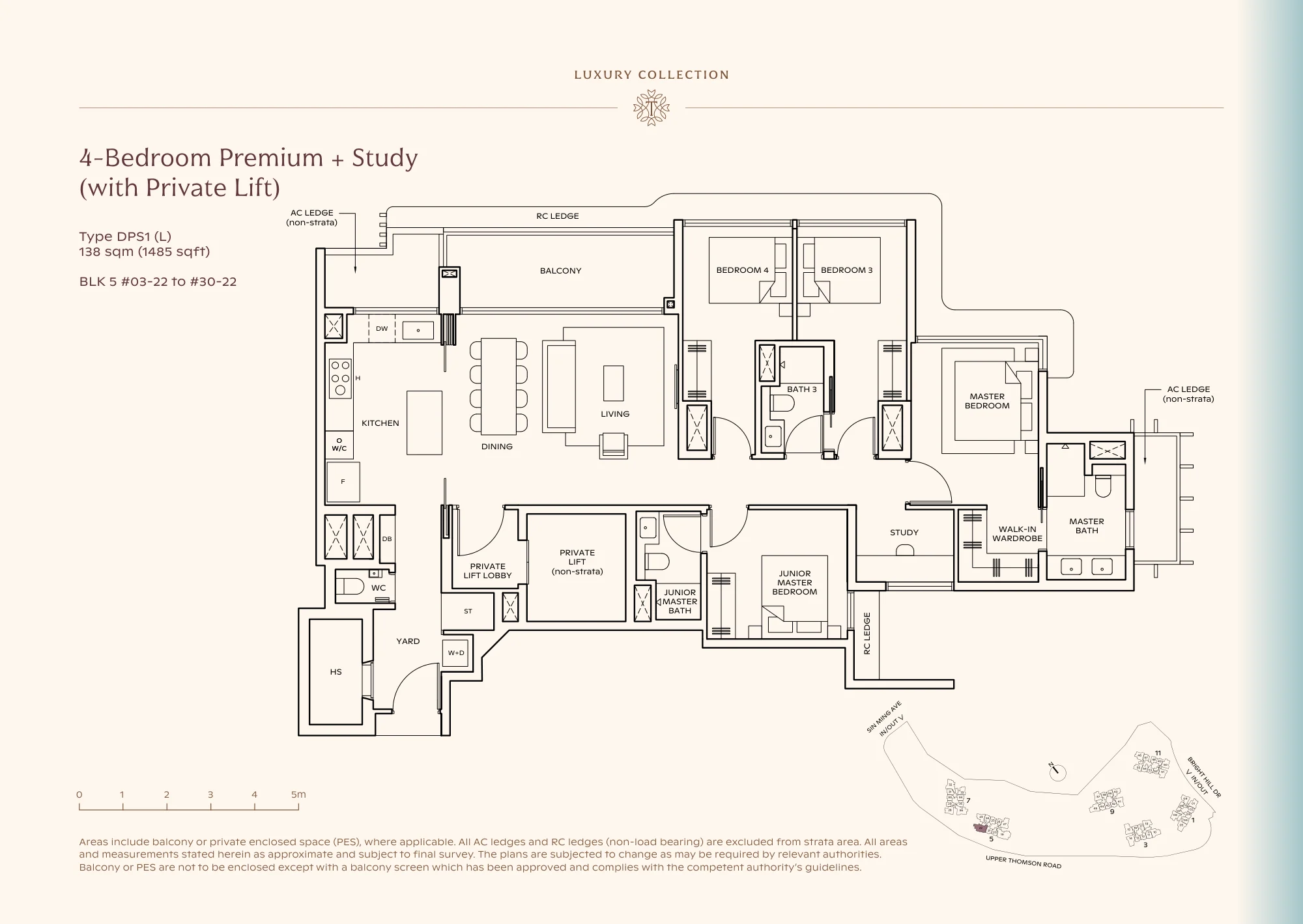 Floor plan type DPS1 (L)