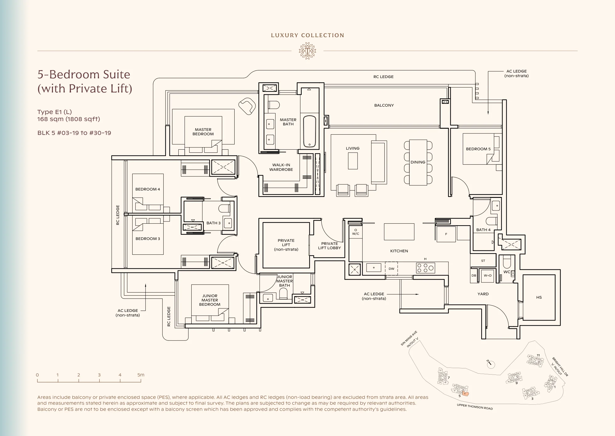 Floor plan type E1 (L)